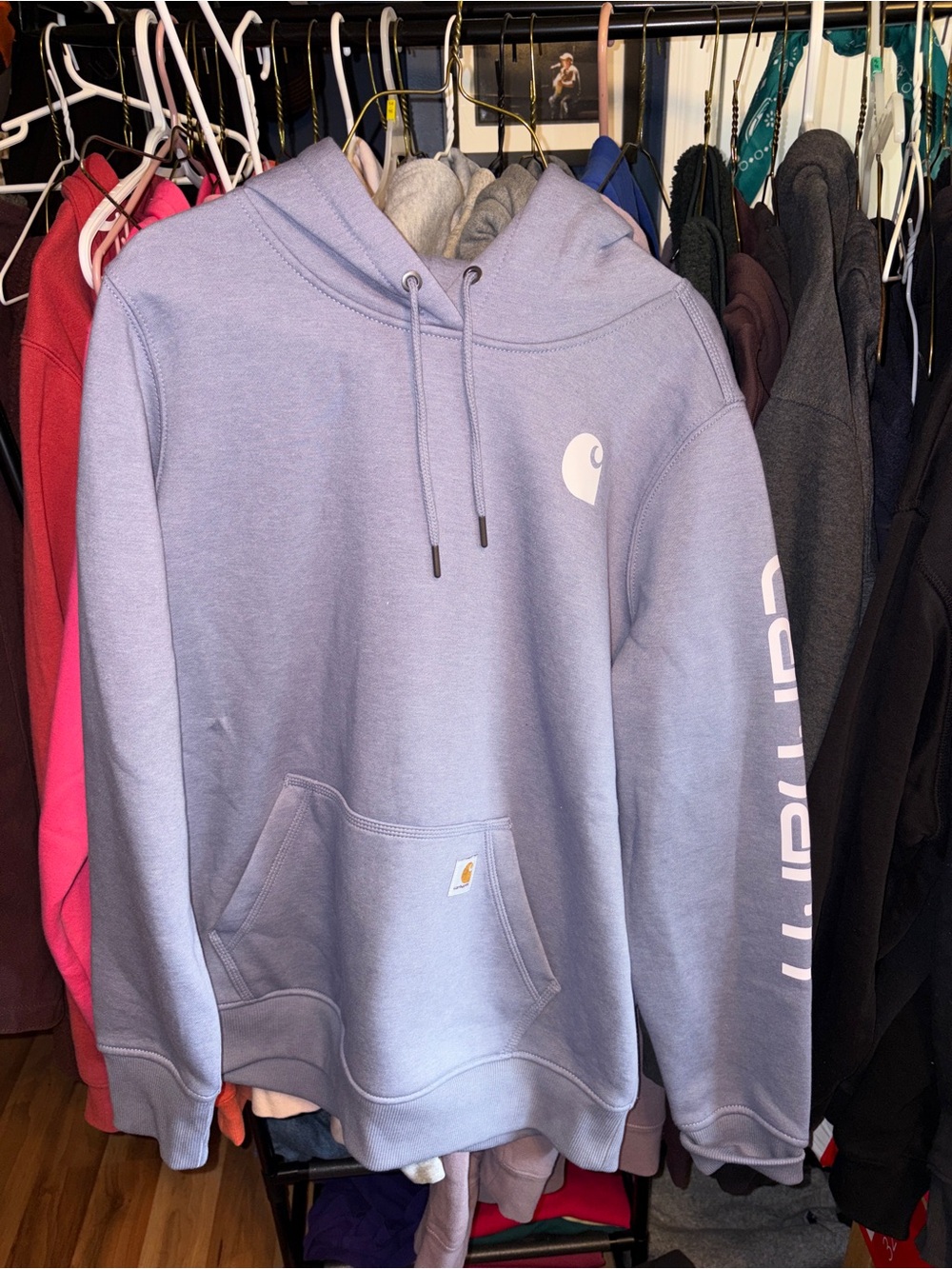 Carhartt Women’s Lavender Logo Hoodie